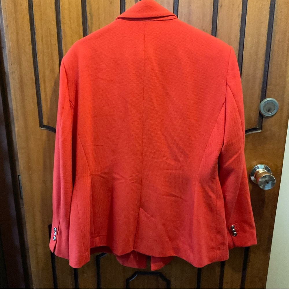 ZARA Orange Blazer Size AU 14 $18 🧡 - Picture 9 of 16